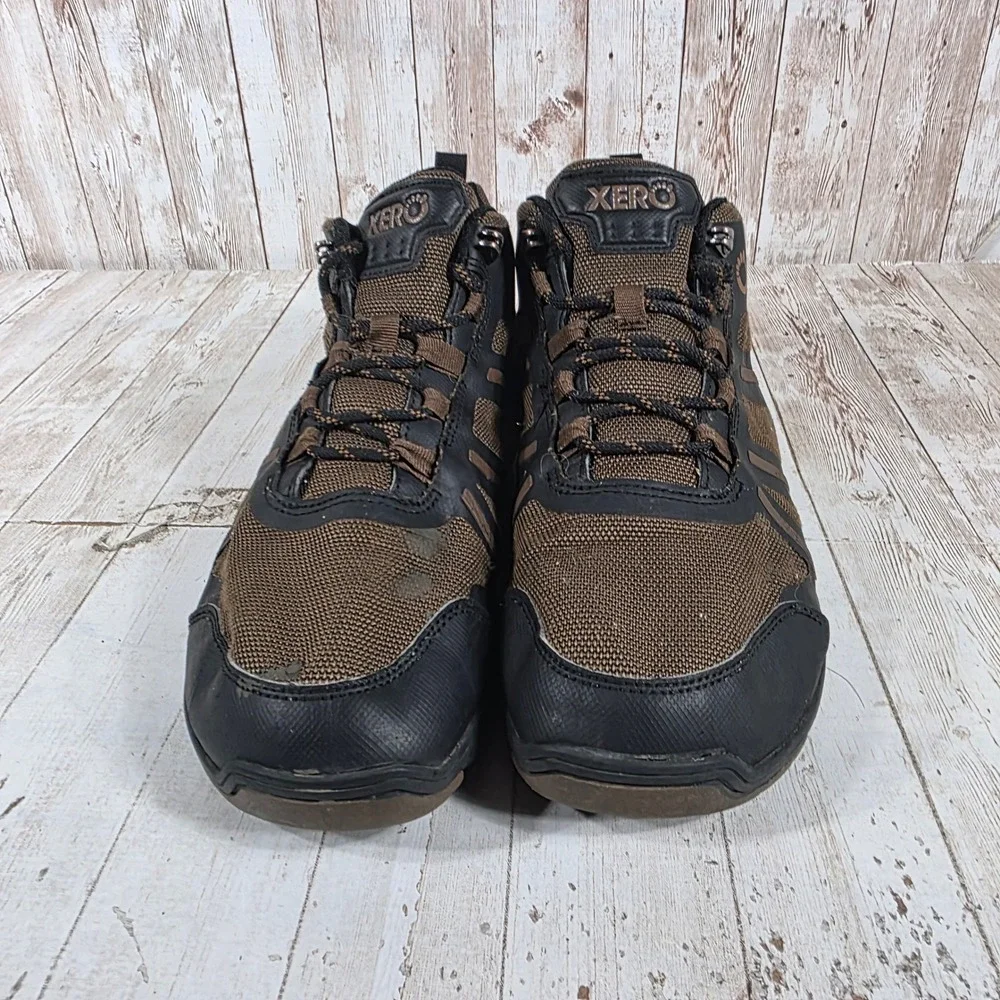 Xero Shoes Mens Daylite Hiker Fusion Minimalist Barefoot Boots Brown Black 11